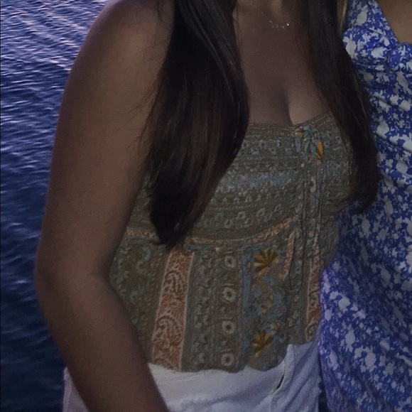 AE Smocked Peplum Tube Top! - Picture 4 of 9